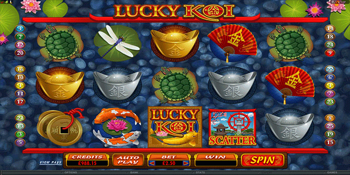 Lucky Koi Slot Ikan Koi Keberuntungan Di Kolam Ajaib